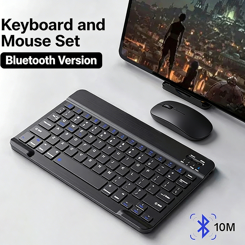 Mini Wireless Mouse - JP-Bluetooth Keyboard and Mouse For iPad