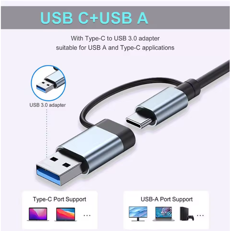 5/7/8 Ports USB A C Hub Concen - Laptop Accessories Hub 评论和价格