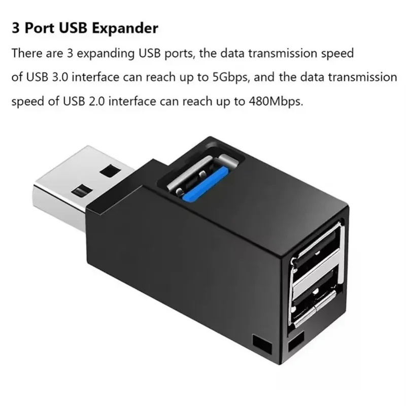 USB 3.0 2.0 Rotatable 3 Ports  - Laptop Accessories Hub 评论和价格