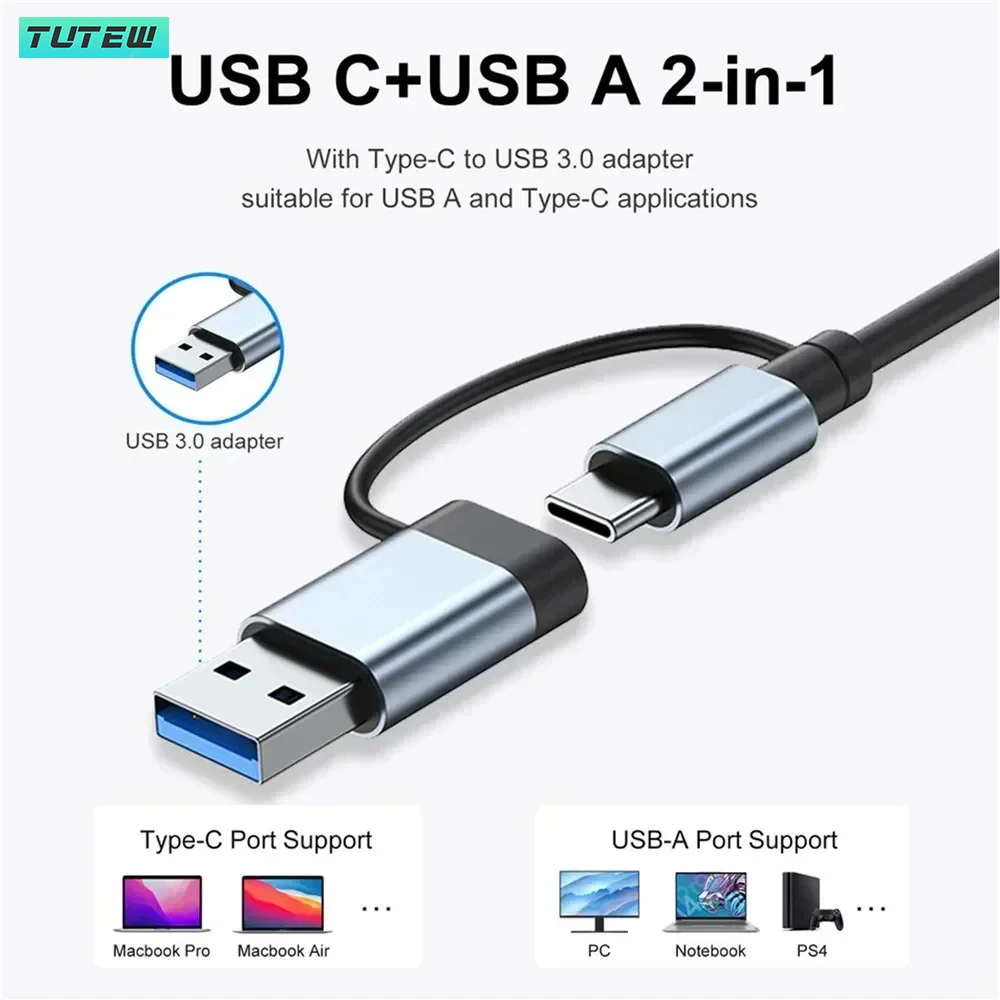 8 in 1 USB C Hub USB Splitter  - Laptop Accessories Hub 评论和价格