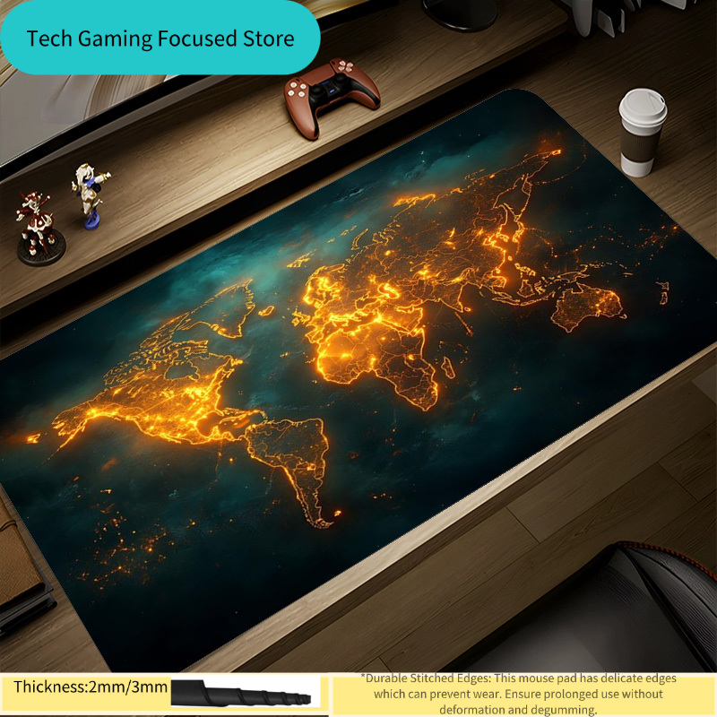 Mouse Pad World Map Mouse Pad  - Laptop Accessories World 评论和价格