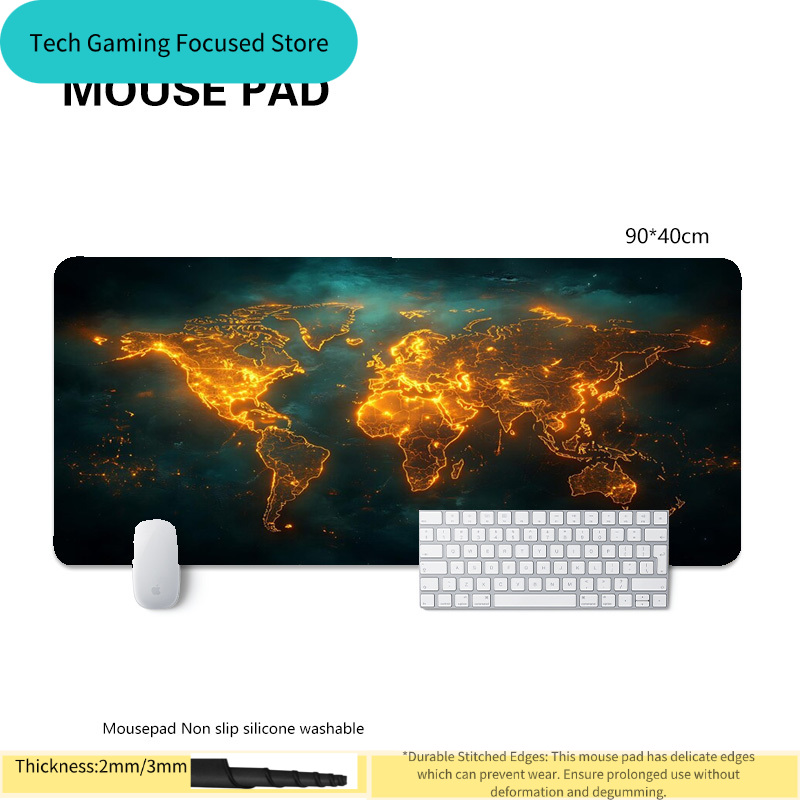 Mouse Pad World Map Mouse Pad  - Laptop Accessories World 评论和价格