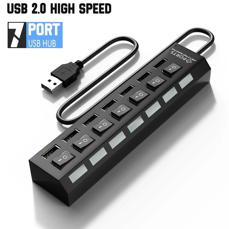 7 In 1 USB 3.0 Hub Multi USB S - Laptop Accessories Hub 评论和价格