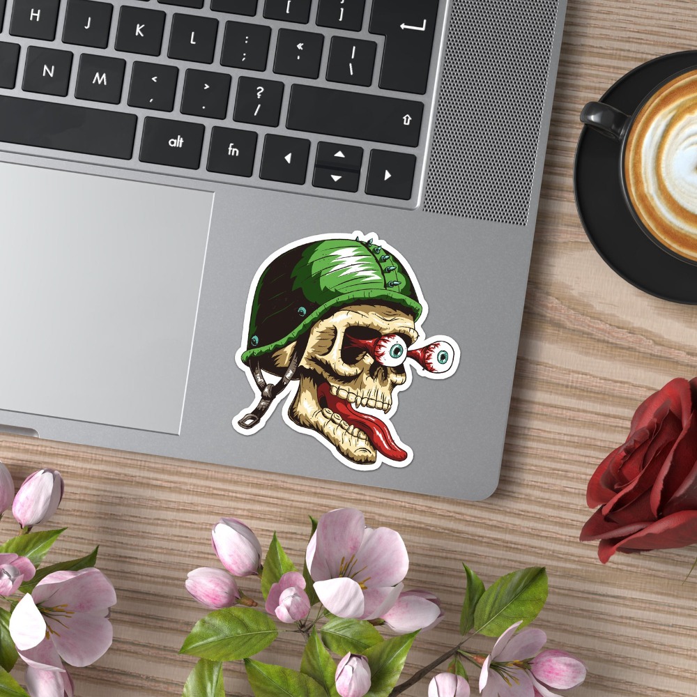 Skull Eyeballs Vinyl Anime Mus - Laptop Accessories You Must Have 评论和价格
