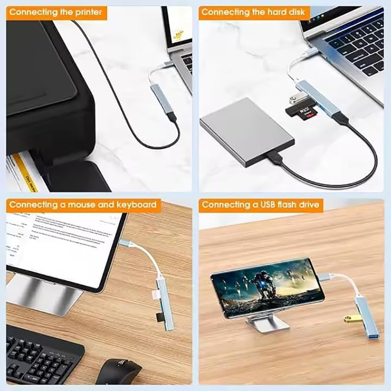 4-Port Multi-Splitter Type C H - Apple Accessories Laptop 评论和价格
