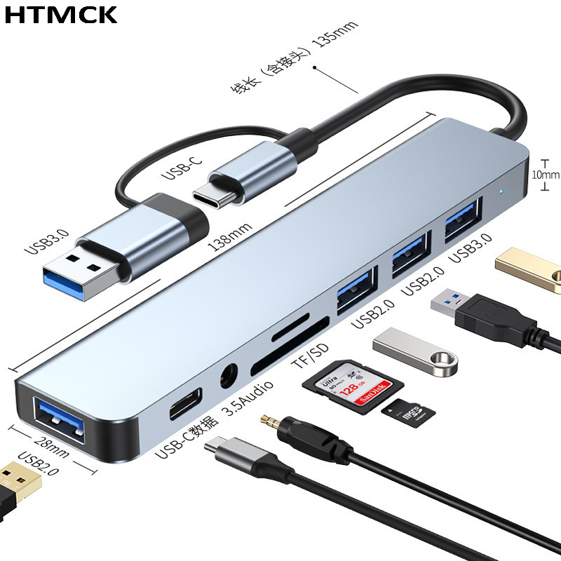8 in 2 USB C Hub Multi Port Do - Laptop Accessories Hub 评论和价格