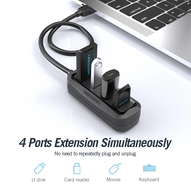 Vention USB 2.0 HUB 4 Port wit - Apple Accessories Laptop 评论和价格