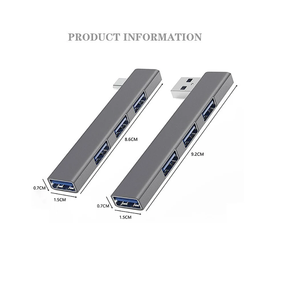 Multi USB Splitter OTG Adapter - Laptop Accessories Hub 评论和价格