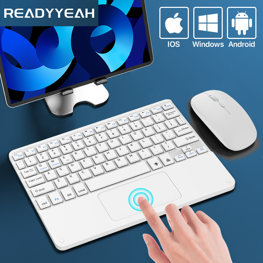 Touchpad Wireless Keyboard and - Mini Wireless Mouse 评论和价格