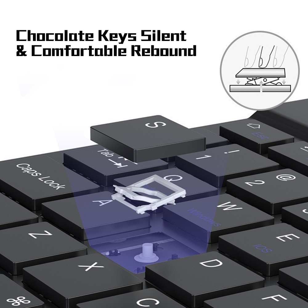 JP-Bluetooth Keyboard and Mous - Mini Wireless Mouse 评论和价格