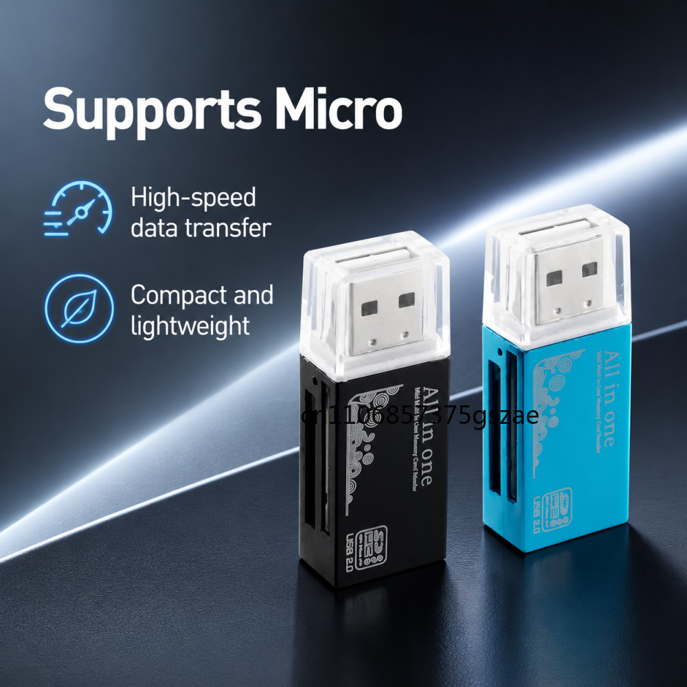 2 in 1 USB2.0 Card Reader Micr - Laptop Accessories World 评论和价格