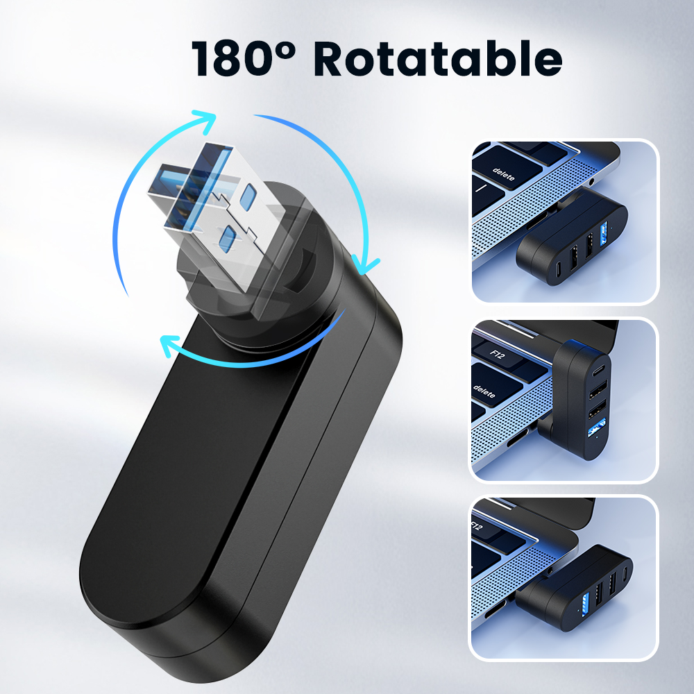 4 Port Multi USB 2.0 HUB Mini  - Laptop Accessories Hub 评论和价格