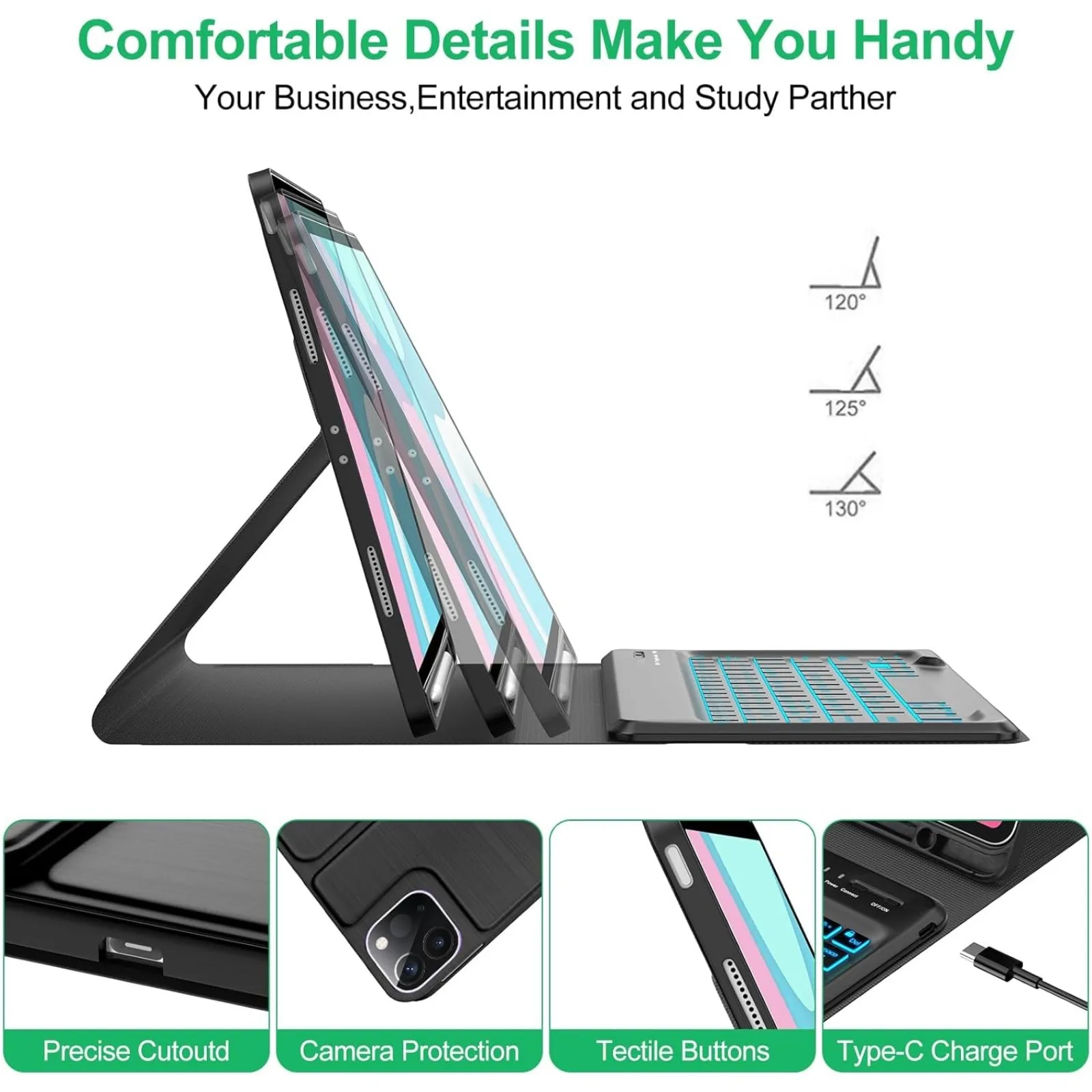 Keyboard Case & Mouse for iPad - Mini Wireless Mouse 评论和价格