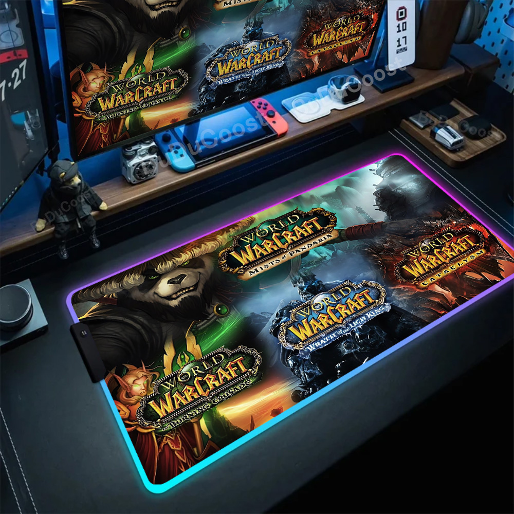 RGB Mouse Pad Game World Of Wa - Laptop Accessories World 评论和价格