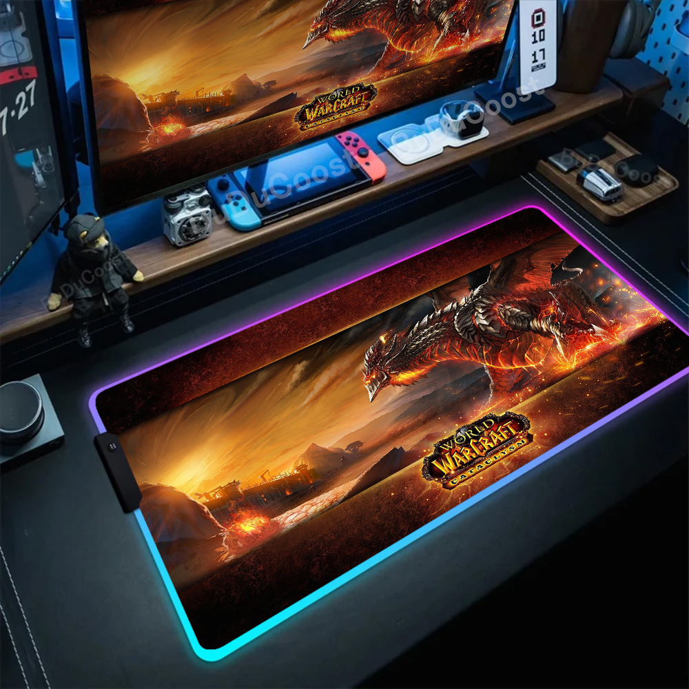 RGB Mouse Pad Game World Of Wa - Laptop Accessories World 评论和价格