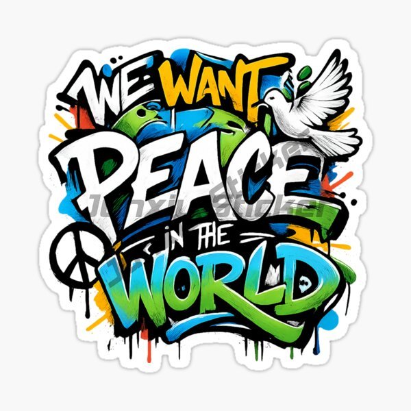 AN IDEA WORLD PEACE Sticker Mo - Laptop Accessories World 评论和价格